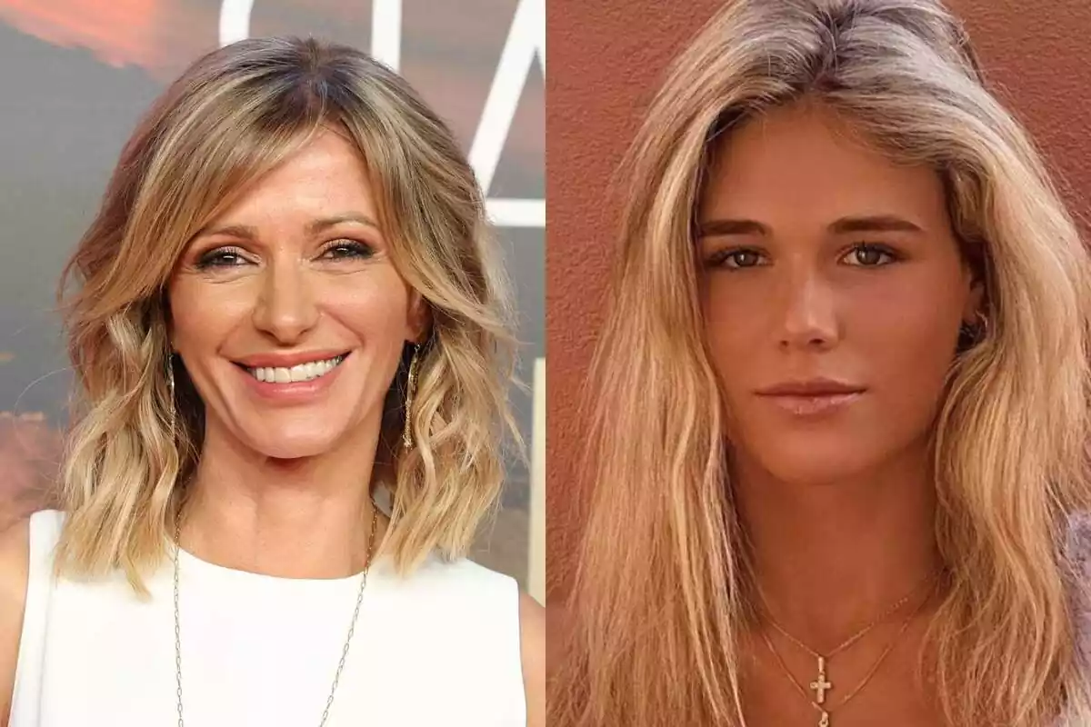 Montaje del primer plano de Susanna Griso y Ana Soria sonriendo Montaje del primer plano de Susanna Griso y Ana Soria sonriendo